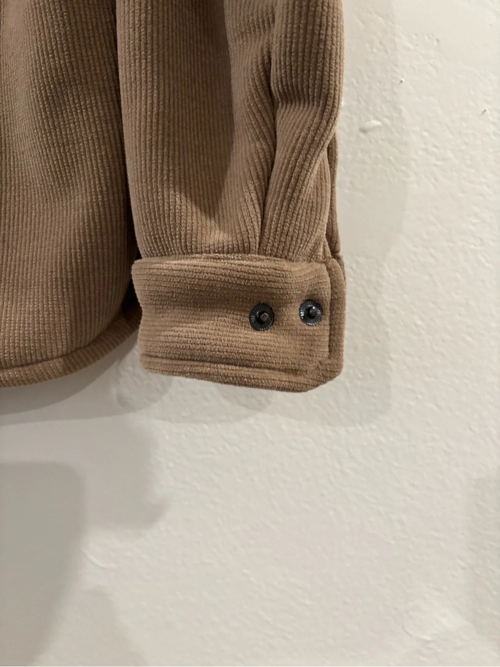Kenneth Cole Tan Fleece Shirt Jacket